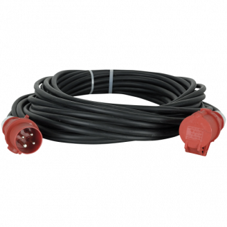 Motor cable CEE 4P 16 A Red