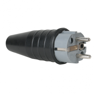 Rubber Schuko Connector Male