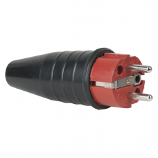 Rubber Schuko Connector Male