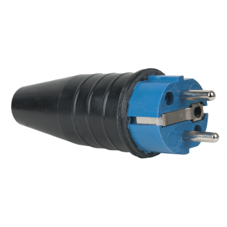 Rubber Schuko Connector Male