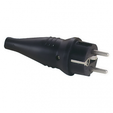 Rubber Schuko Connector Male