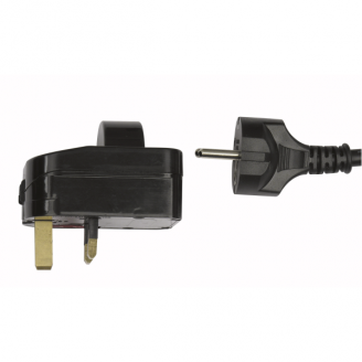 Europlug to UK Plug Adapter