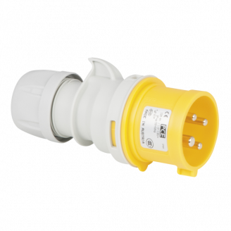 CEE 16 A/110 V 4P Plug - male - yellow