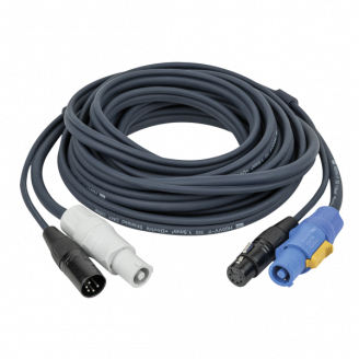 FP18 Hybrid Cable - powerCON & 5-pin XLR - DMX / Power
