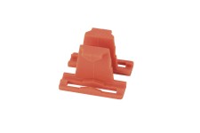Mounting clip double for 4-pin and 5-pin cable connector