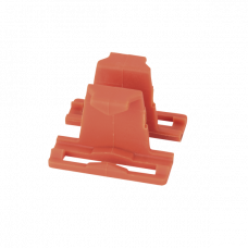 Mounting clip double for 4-pin and 5-pin cable connector