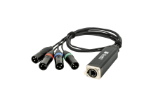 CS-4M/3 - 4-channel DMX shuttle snake via network cable