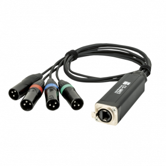 CS-4M/3 - 4-channel DMX shuttle snake via network cable