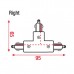 1-Phase Right T-Connector