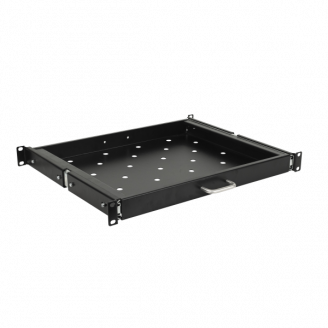 19-inch 1U Fixed Sliding Rack Mount Shelf