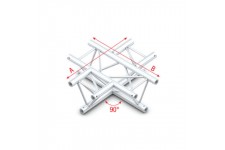 Deco-22 Triangle truss - 4-way horizontal