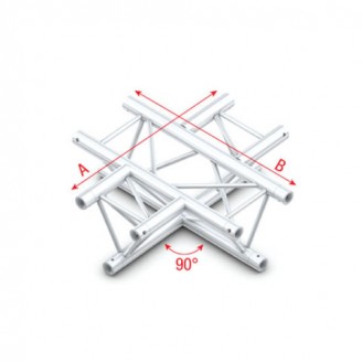 Deco-22 Triangle truss - 4-way horizontal