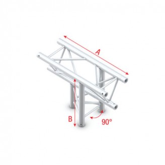 Deco-22 Triangle truss - T-Cross up/down 3-way