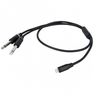 FL101 - Lightning to 2 Mono Jack L/R