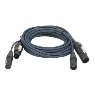 FP-13 Hybrid Cable - powerCON TRUE1 & 3-pin XLR - DMX / Power