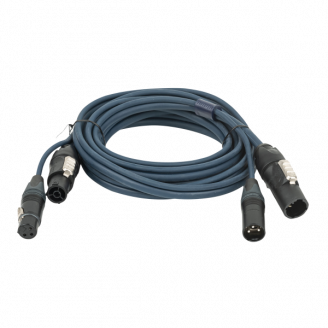 FP-13 Hybrid Cable - powerCON TRUE1 & 3-pin XLR - DMX / Power