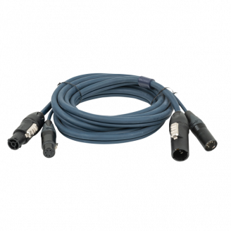 FP-14 Hybrid Cable - powerCON TRUE1 & 5-pin XLR - DMX / Power