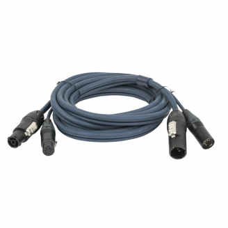 FP-14 Hybrid Cable - powerCON TRUE1 & 5-pin XLR - DMX / Power