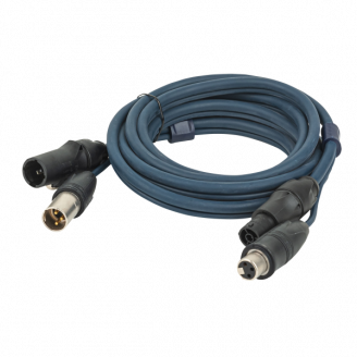 FP-15 Hybrid Cable - powerCON TRUE1 & 3-pin XLR IP - DMX / Power