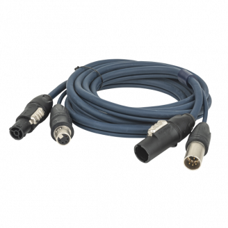 FP-16 Hybrid Cable - powerCON TRUE1 & 5-pin XLR IP - DMX / Power