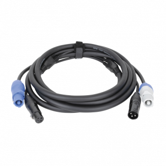 FP20 Hybrid Cable - Power Pro & 3-pin XLR - DMX / Power