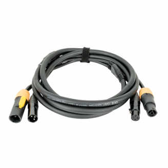 FP22 Hybrid Cable - Power Pro True & 3-pin XLR - DMX / Power