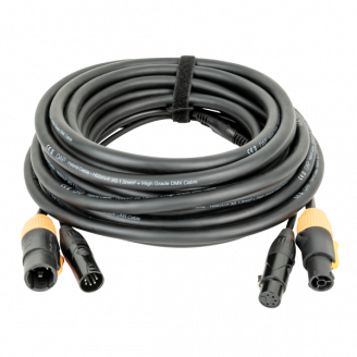 FP23 Hybrid Cable - Power Pro True & 5-pin XLR - DMX / Power