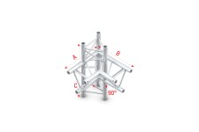 Pro-30 Triangle F Truss - Corner up/down - left - 50 cm