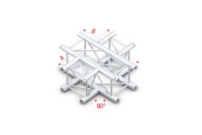 Pro-30 Square G Truss - Cross 4-way - 50 cm Pro-30 Square G Truss - Cross 4-way - 50 cm