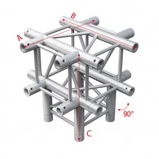 Pro-30 Square G Truss - Cross + Down 5-way - 50 cm