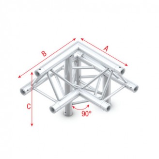 Pro-30 Triangle G Truss - Corner down right - apex up