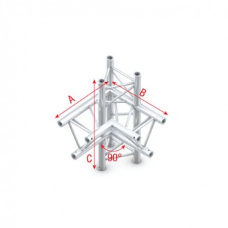 Pro-30 Triangle G Truss - Corner up/down - left - 74 cm