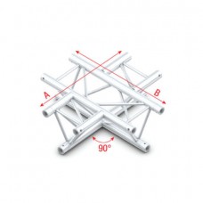 Pro-30 Triangle G Truss - Cross horizontal - 4-way - 71 cm Pro-30 Triangle G Truss - Cross horizontal - 4-way - 71 cm