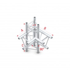Pro-30 Triangle G Truss - Corner up/down - left - 50 cm