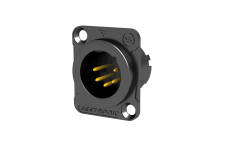 XLR 5P Chassis - male