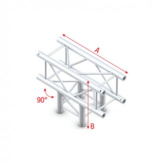 Pro-30 Square P Truss - T-Cross 3-way - 71 cm