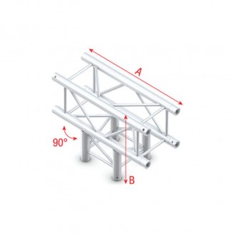 Pro-30 Square P Truss - T-Cross 3-way - 50 cm