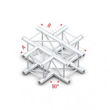 Pro-30 Square P Truss - Cross 4-way - 50 cm