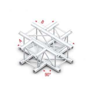Pro-30 Square P Truss - Cross 4-way - 50 cm