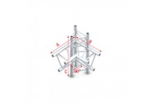 Pro-30 Triangle P Truss - Corner up/down - left - 74 cm Pro-30 Triangle P Truss - Corner up/down - left - 74 cm