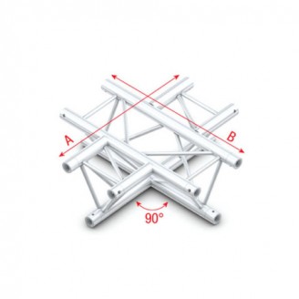 Pro-30 Triangle P Truss - Cross horizontal - 4-way - 71 cm