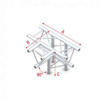 Pro-30 Triangle P Truss - T-Cross + down 4-way - 71cm