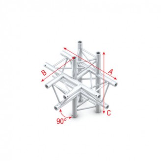 Pro-30 Triangle P Truss - T-Cross + up/down 5-way - 74 cm