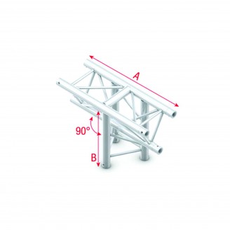 Pro-30 Triangle P Truss - T-Cross vertical - 3-way - apex down - 50 cm