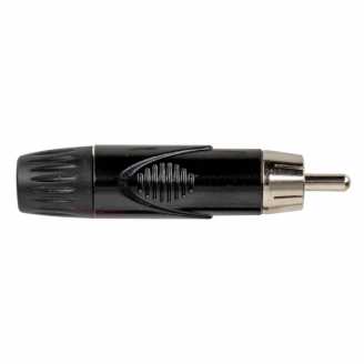 RCA Connector - Male - Black Housing