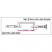 XGA07 - mini-jack/M mono to mini-jack/F