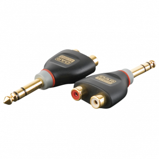 XGA18 - Jack/M stereo to 2x RCA/F