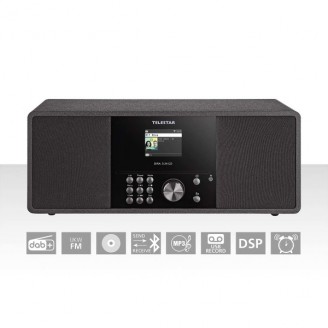 Telestar DIRA S 24 CD DAB+/FM Stereo Radio met CD-speler Zwart