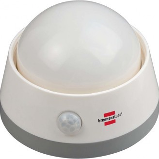 LED nachtlampje / oriÃ«ntatielicht met infrarood bewegingsmelder (zacht licht incl. drukschakelaar en batterijen) wit
