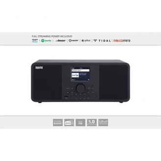 DABMAN i205 Hybride Stereo Radio voor Internet / DAB+ / FM Zwart
